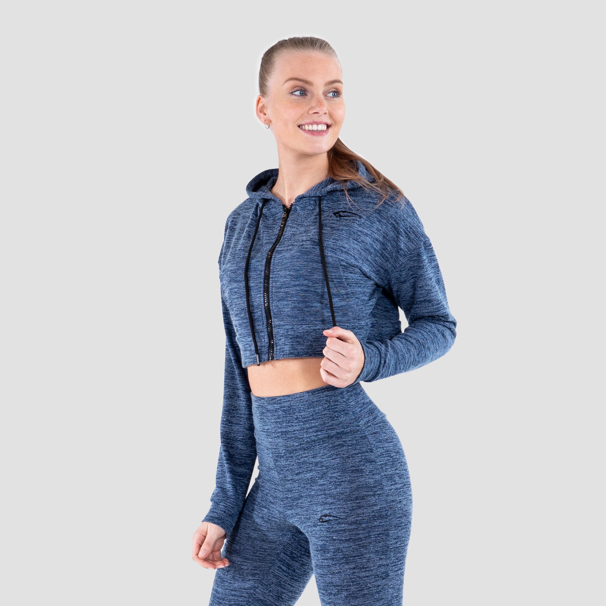 Crop hoodie gezellige avond