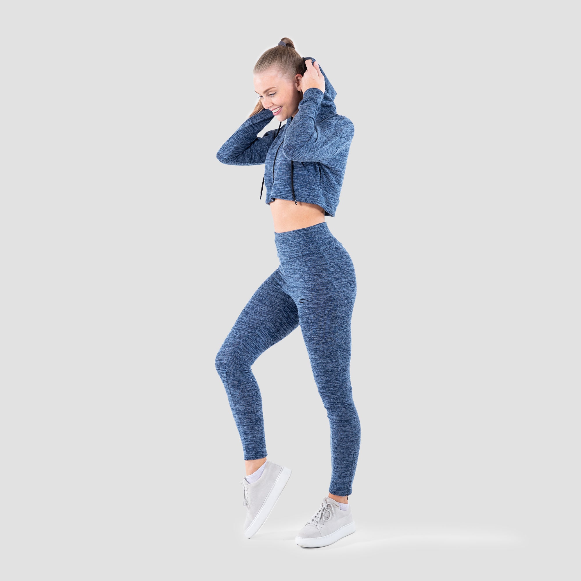 Crop hoodie gezellige avond