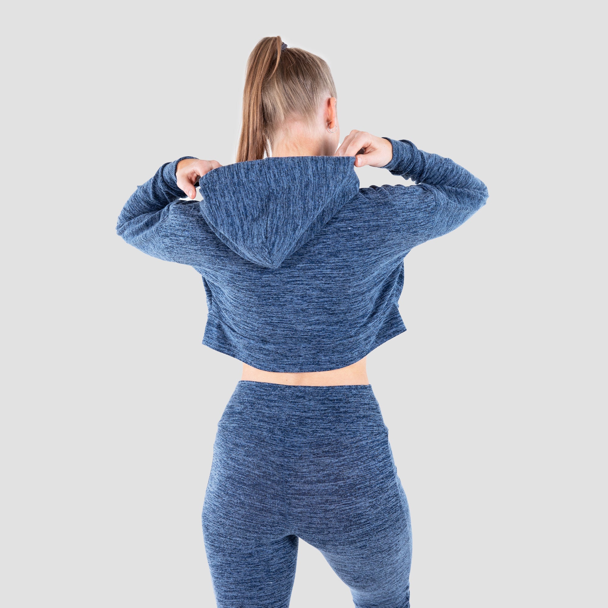 Crop hoodie gezellige avond
