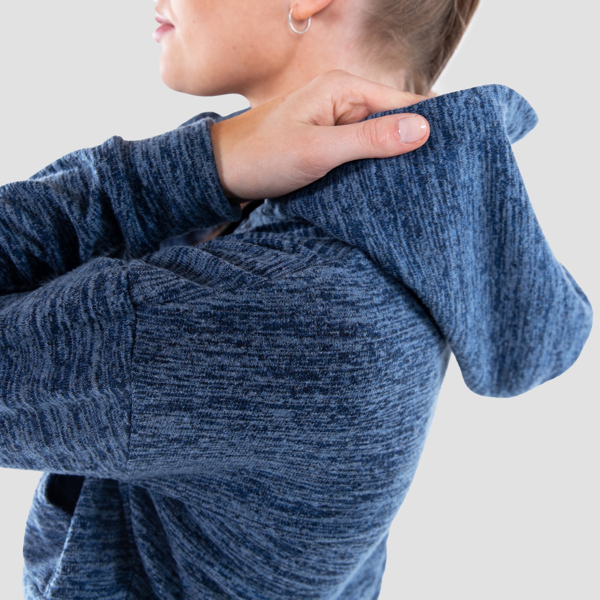 Crop hoodie gezellige avond