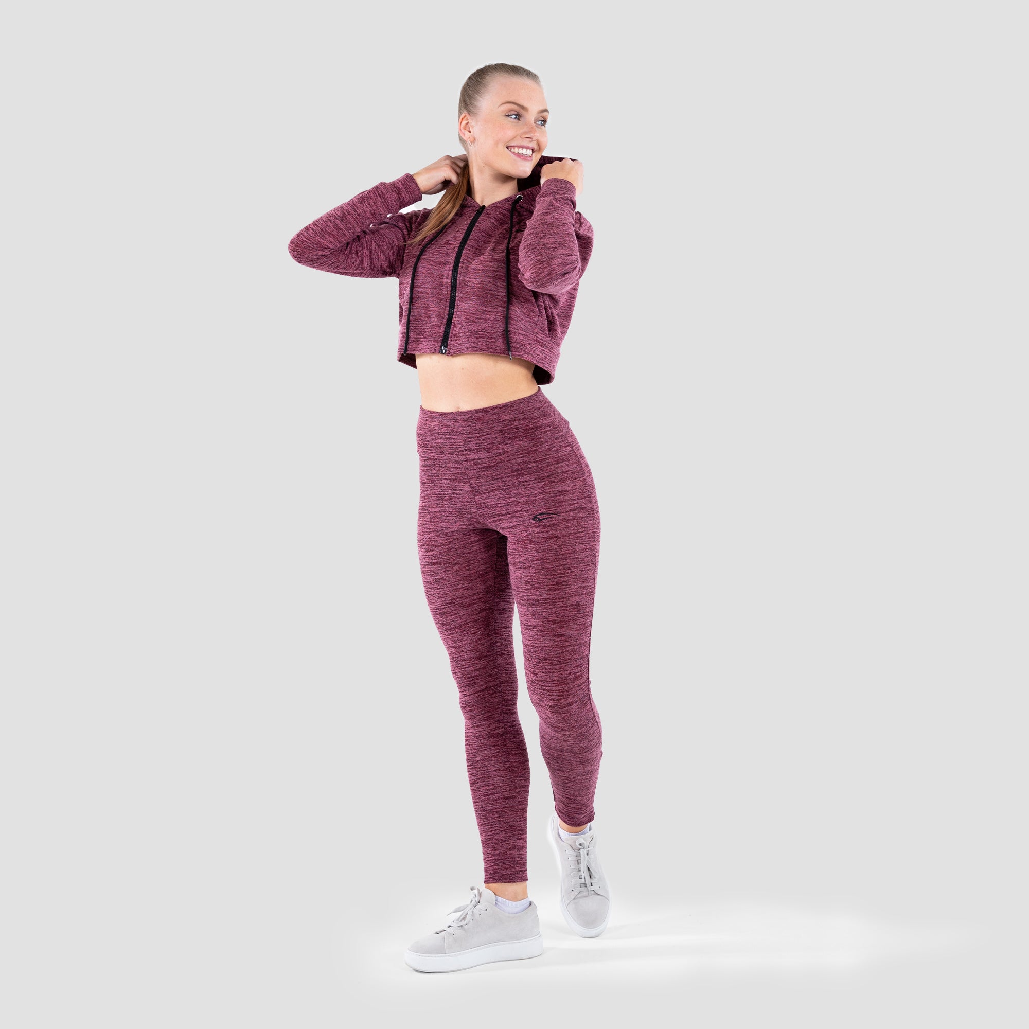 Crop hoodie gezellige avond