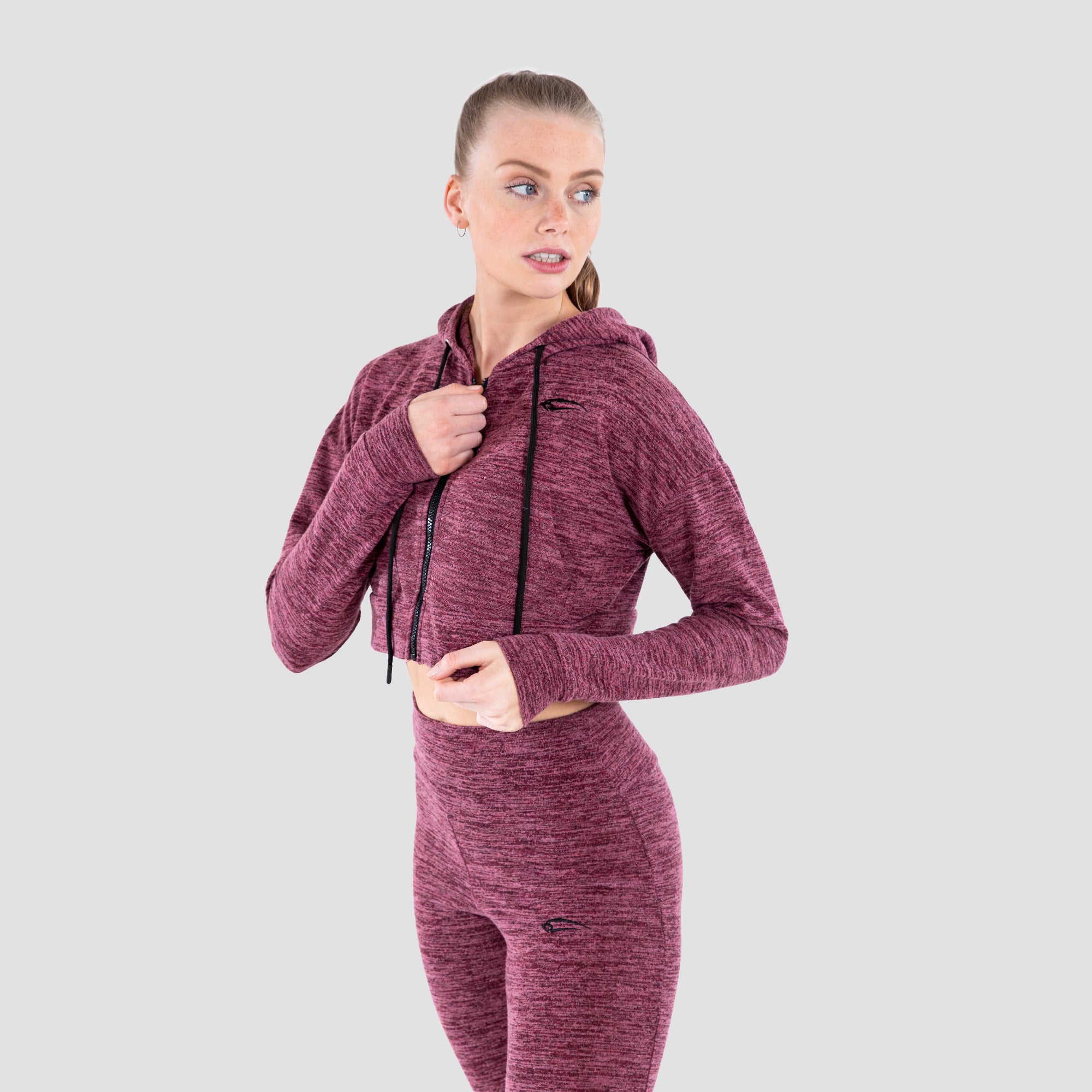 Crop hoodie gezellige avond